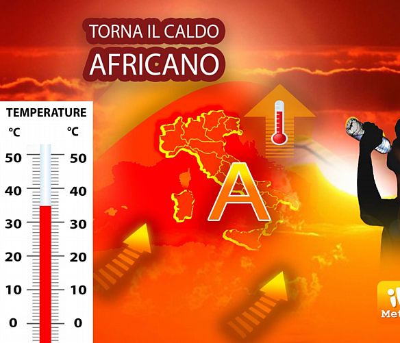 09082023 meteo torna il gran caldo