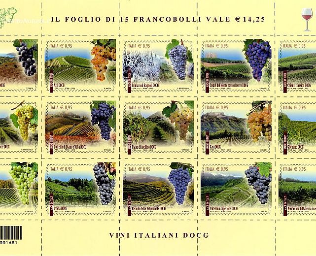 09102015 francobolli vini italiani