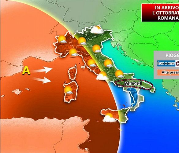 09102017 in arrivo l ottobrata romana 091017