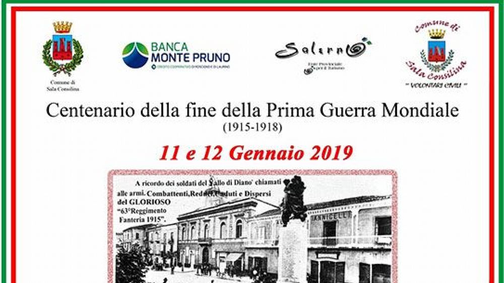10012019 LOCANDINA CELEBRAZIONI 100 ANNI FINE PRIMA GUERRA MONDIALE