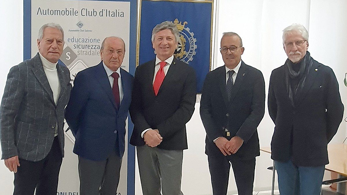 10012026 il presidente demasi con i consiglieri aci salerno quadrienio 2026 2030