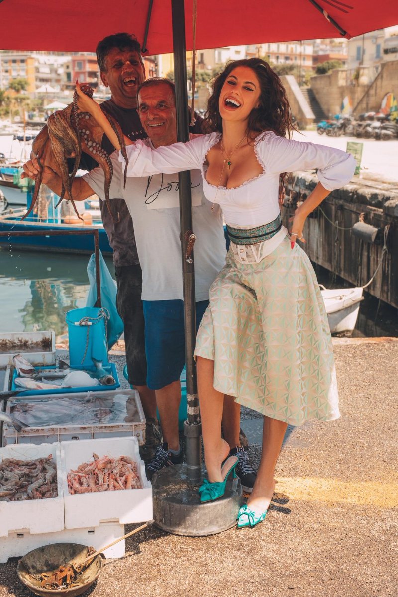 ines trocchia al mercato del pesce