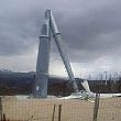 Cronaca foto - 10022015 pala eolica piegata in due