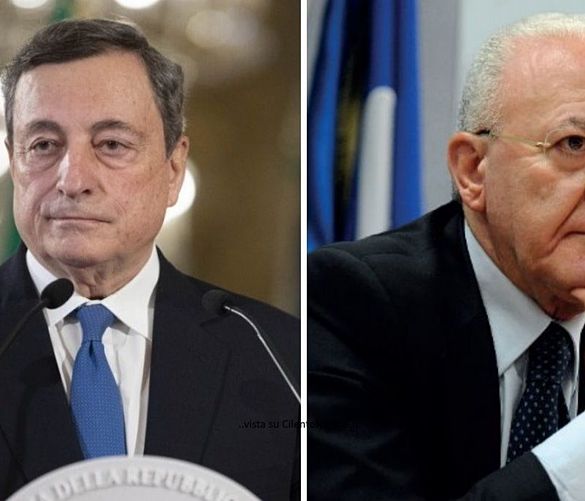 Emilio-La-Greca-Romano foto - 10022021 draghi e de luca