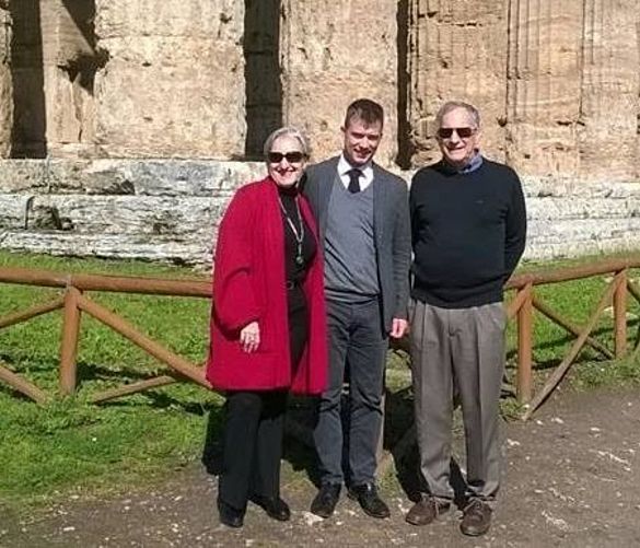 10032016 ambasciatore a Paestum e direttore