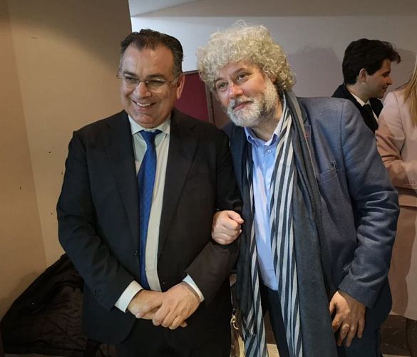 10032019 Maesyto De Marino e Colonnello Grilletto al Taglio della Torta