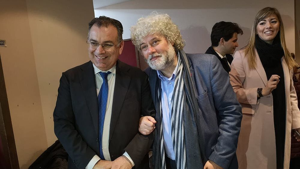 10032019 Maesyto De Marino e Colonnello Grilletto al Taglio della Torta