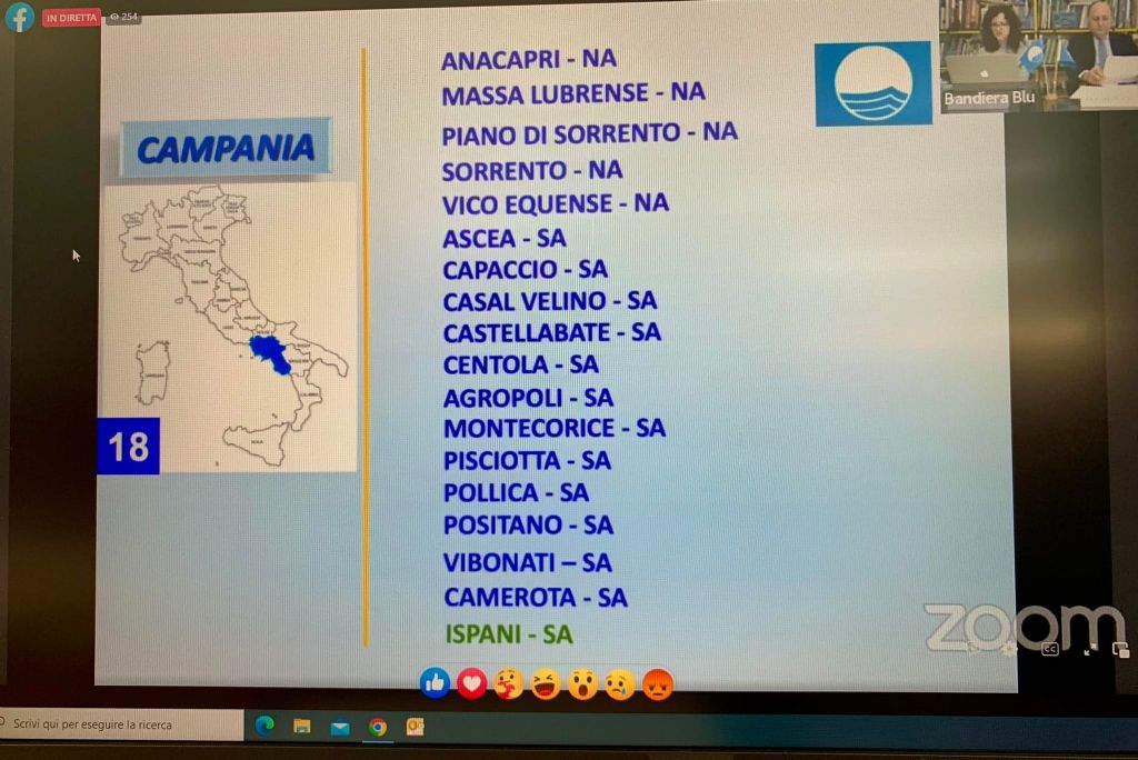 zoom bandiere blu cilento