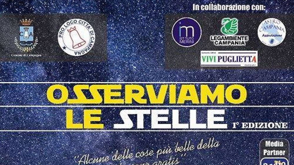 10072017 osserviamo le stelle