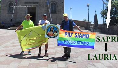 10072026 tre pellegrini al santuario con itinerario