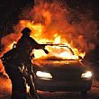 Cronaca foto - 11022015 auto incendiata