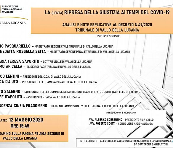 11052020 PRESENTAZIONE WEBINAR AIGA VALLO