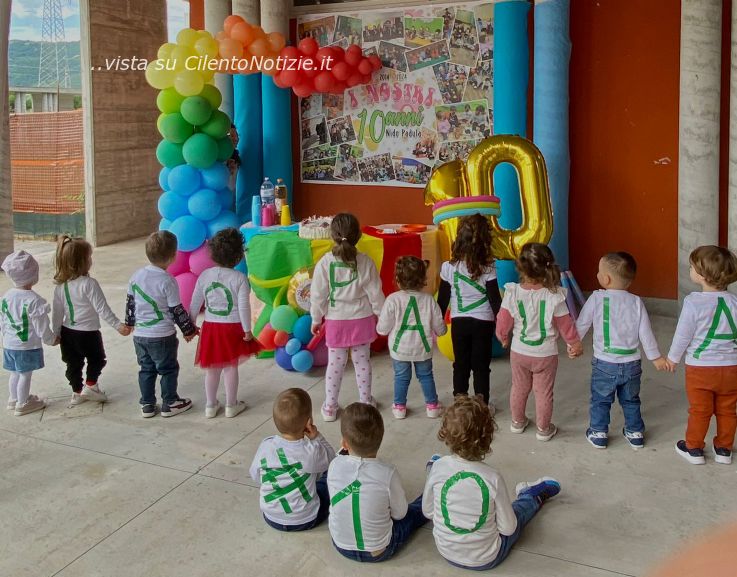 festa 10 anni asilo nido padula