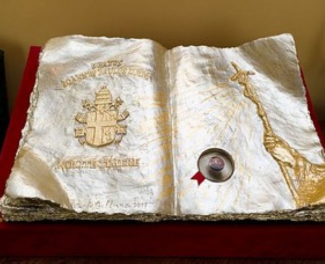 11092014 Reliquie di San Giovanni Paolo II