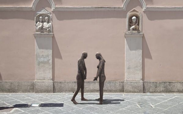 sculture in esposizione