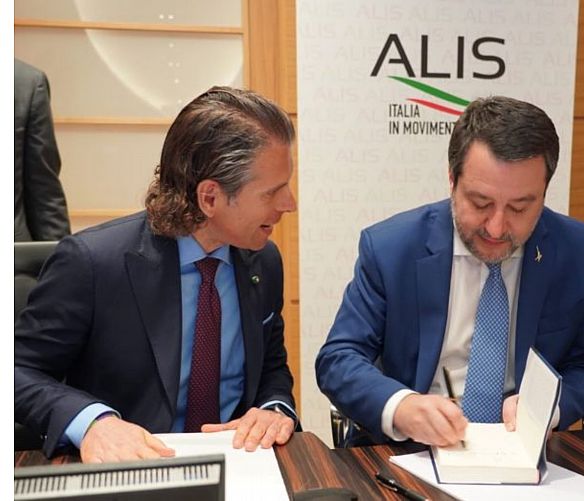 11102024 domenico de rosa con il ministro salvini