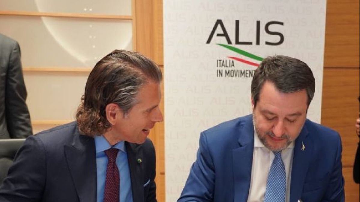 11102024 domenico de rosa con il ministro salvini