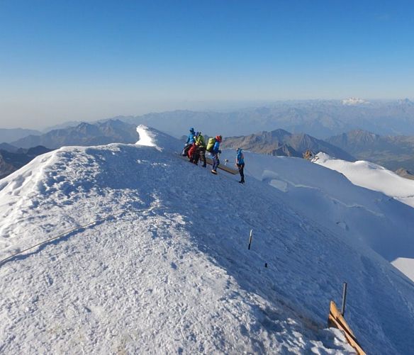 11122020 Foto Monte Rosa   Misurazioni georadar Punta Gnifetti