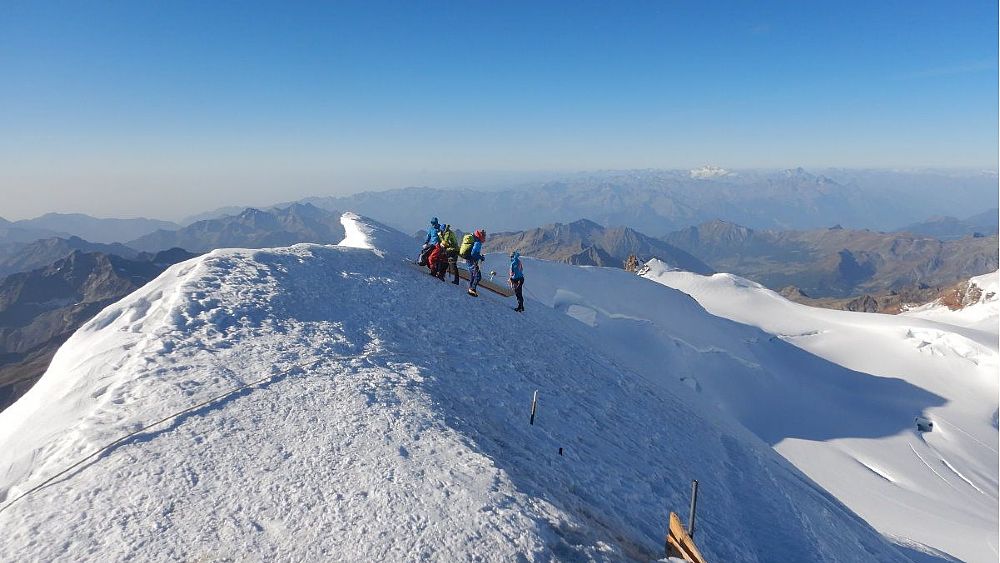11122020 Foto Monte Rosa   Misurazioni georadar Punta Gnifetti