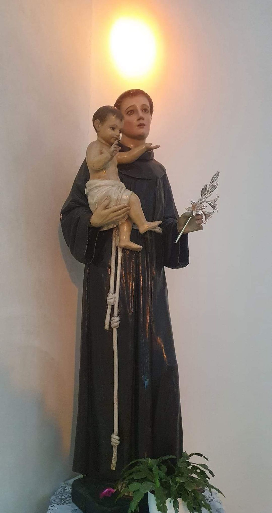 sant antonio di padova e cerchio di luce