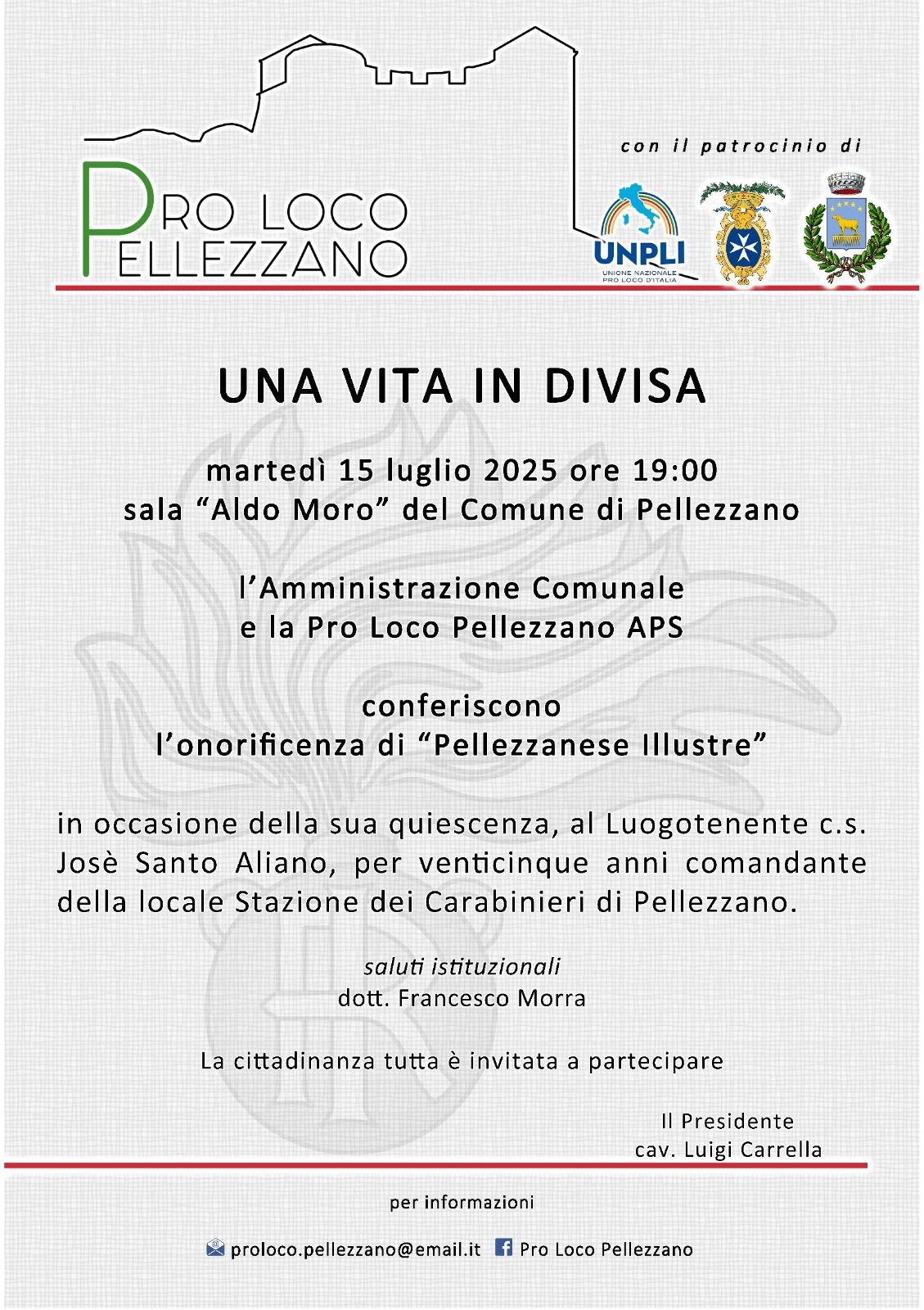 manifesto conferimento