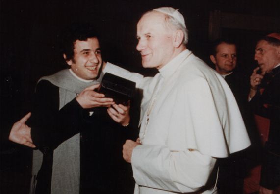 tonino luppino e il papa
