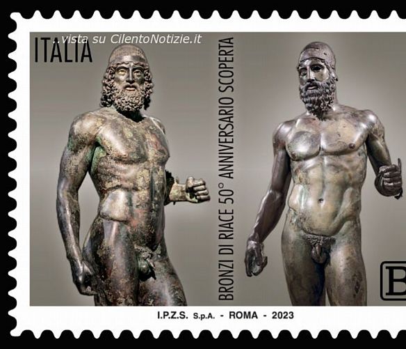 12122023 francobolli bronzi di riace