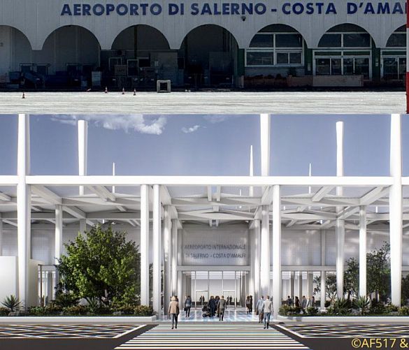 13032024 apt salerno aerostazione attuale rendering nuova