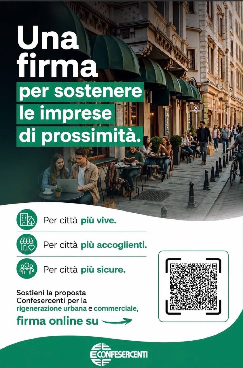 locandina e qrcode per la firma