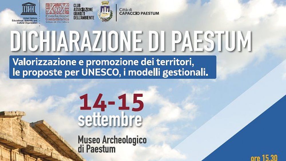 13092018 dichiarazione di paestum