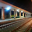Agropoli Notizie foto - 13102013 stazione agropoli di notte