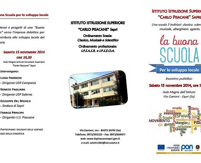 13112014 la buona scuola sapri