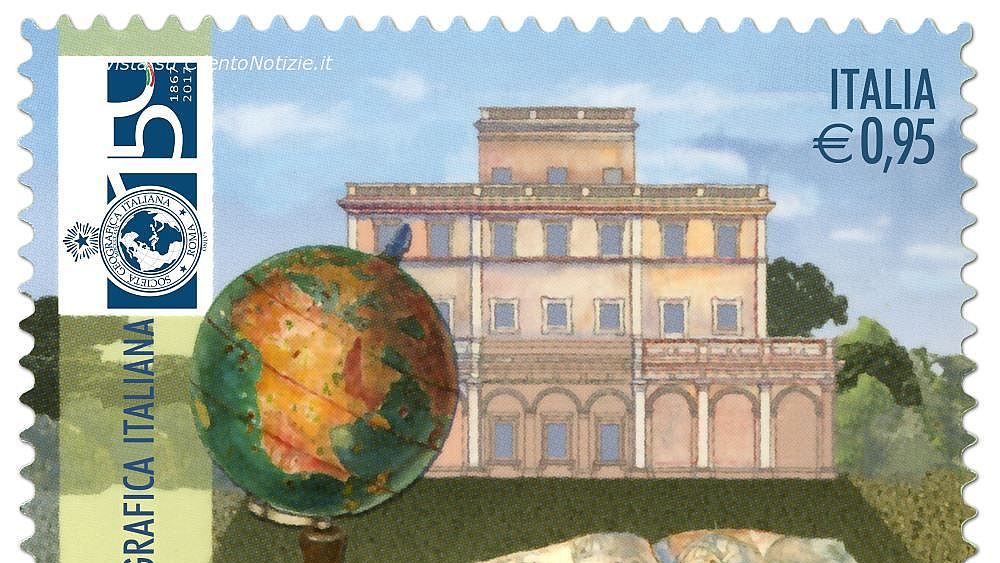 13112017 Francobollo Societa Geografica Italiana