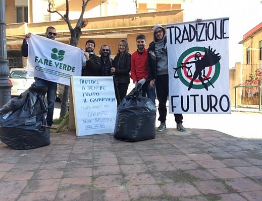 13122014 pulizia a salerno fare verde e tradizione futuro