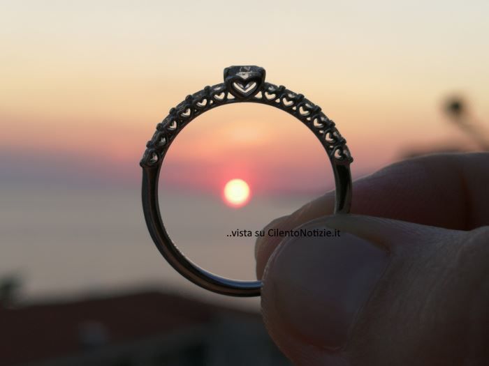 anello proposta di matrimonio nel cilento