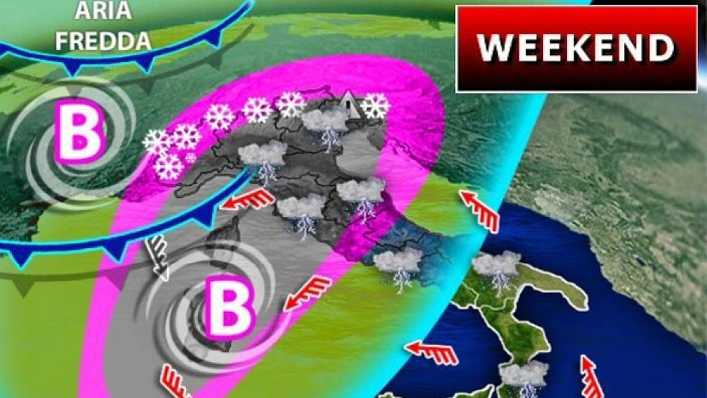 14112019 meteo weekend maltempo