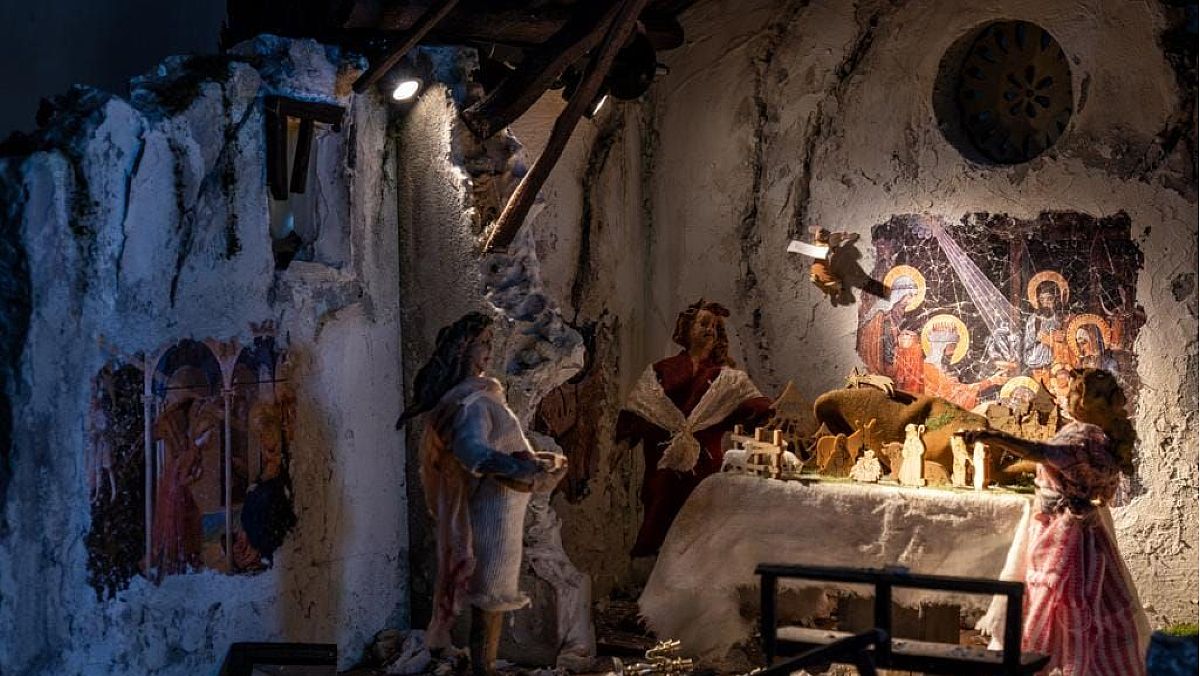 14122023 presepe nella chiesa terremotata