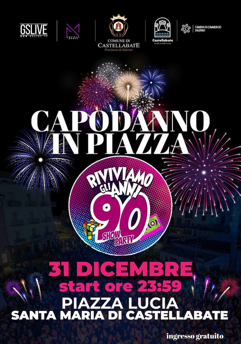 locandina capodanno in piazza a castellabate