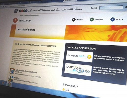 15012013 iscrizioni scuola online