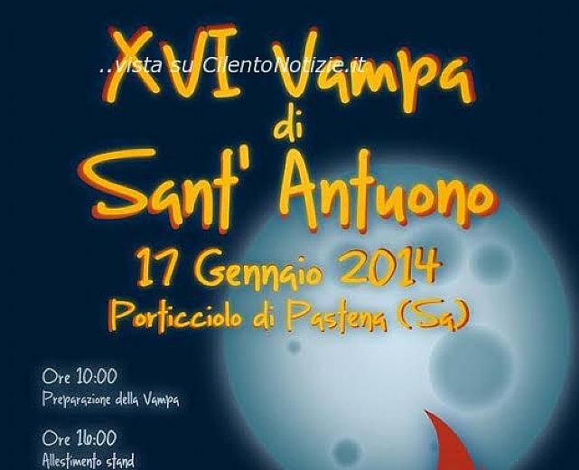15012014 vampa di sant antonio salerno