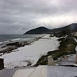 Cilento - Le ultime  Notizie foto - 15012017 neve castellabate mare