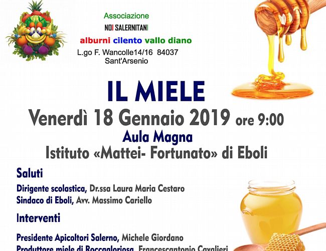 15012019 incontro tema il miele