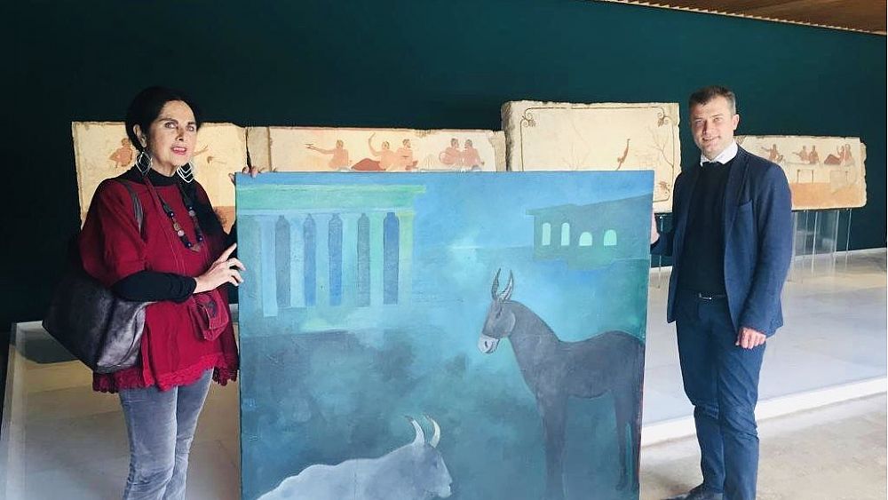 15042019 Donazione quadro Sergio Vecchio