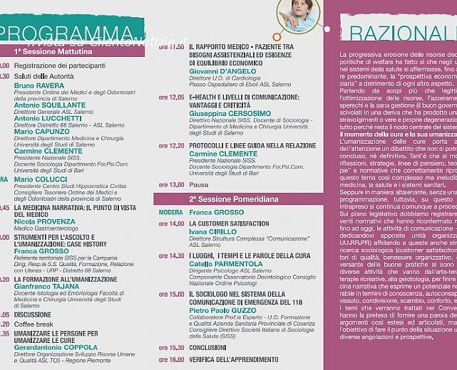 15052014 umanizzazione delle cure