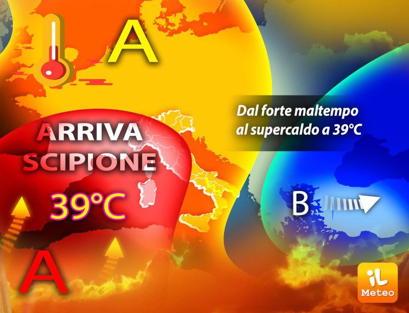 in arrivo il caldo con scipione