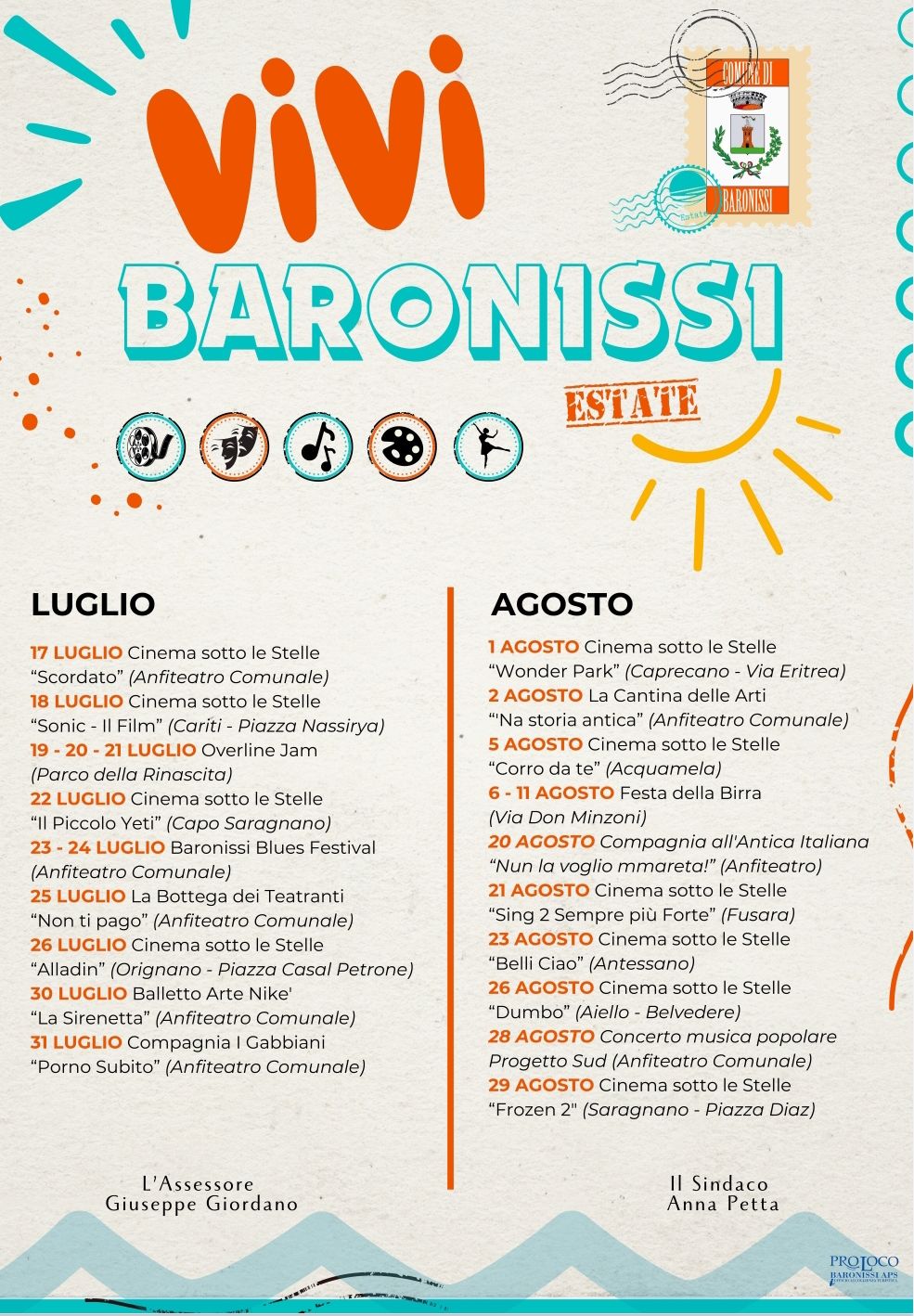 cartellone eventi baronissi estate 2024