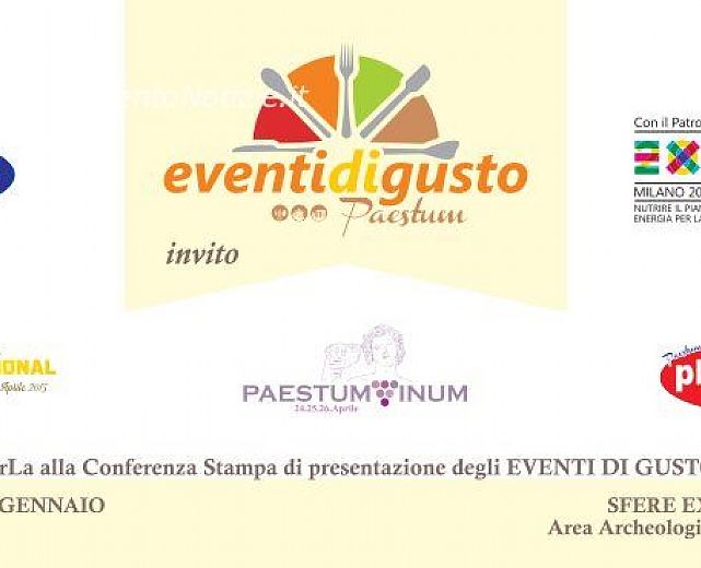 16012015 eventi gusto paestum