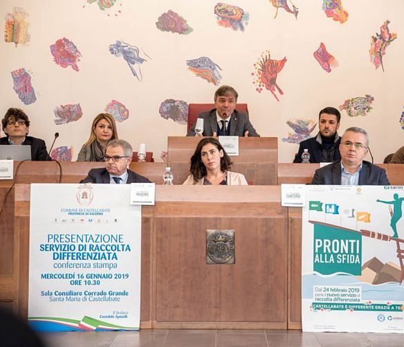 16012019 Foto conferenza stampa campagna comunicazione gestione ambientale