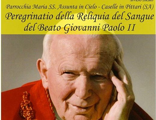 16022014 Reliquia di Papa Giovanni Paolo II