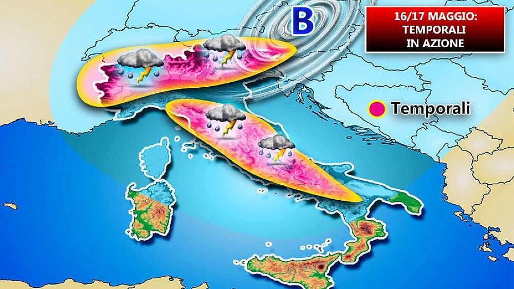 16052018 instabilita meteo italia
